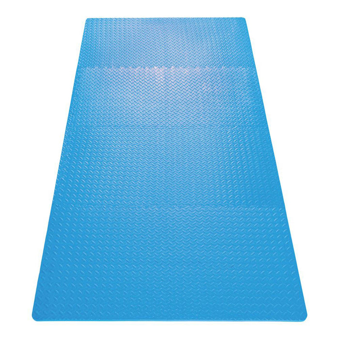 Interlocking Floor Tiles Foam  Anti Slip Thick Impact Resistant Blue 20mm 8 Pack - Image 5