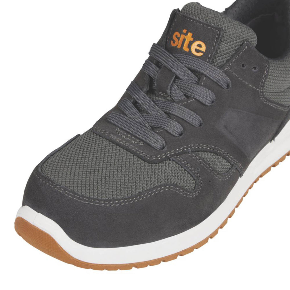 Site Safety Trainers Mens Lillak Wide Fit Grey Work Boots Composite Toe Size 9 - Image 3