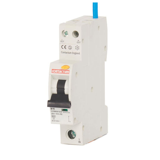 Contactum Compact RCBO Type A RCD Type B Curve 30mA Single-Phase 16A 4kV - Image 1