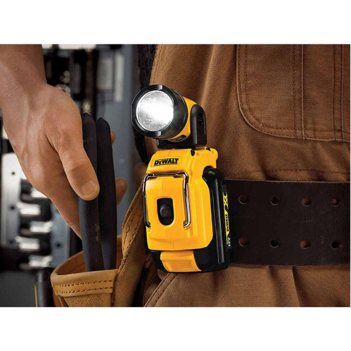 Dewalt Flashlight Torch DCL510N LED LI-Ion 180° Work Light 130lm 12V Body Only - Image 2