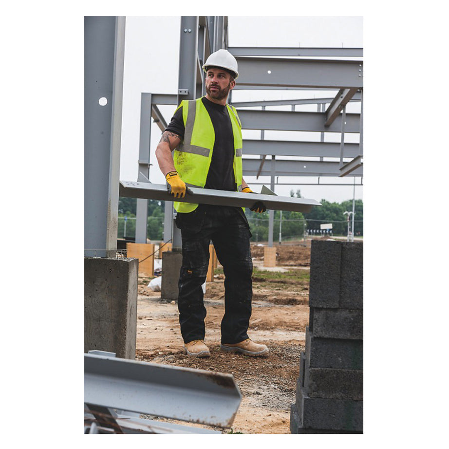 DeWalt Work Trousers Mens Straight Leg Black Multi Pockets Breathable 36"W 31"L - Image 3