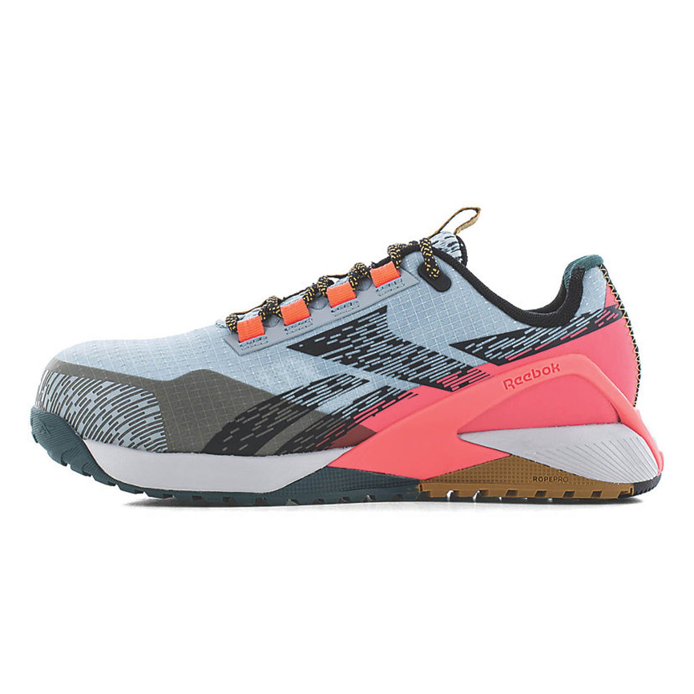 Reebok Safety Trainers Womens Wide Fit Grey Pink Work Boots Composite Toe Size 5 - Image 3