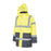 Site Hi-Vis Traffic Jacket Yellow Waterproof Zip Pockets Hood Medium 51" Chest - Image 1