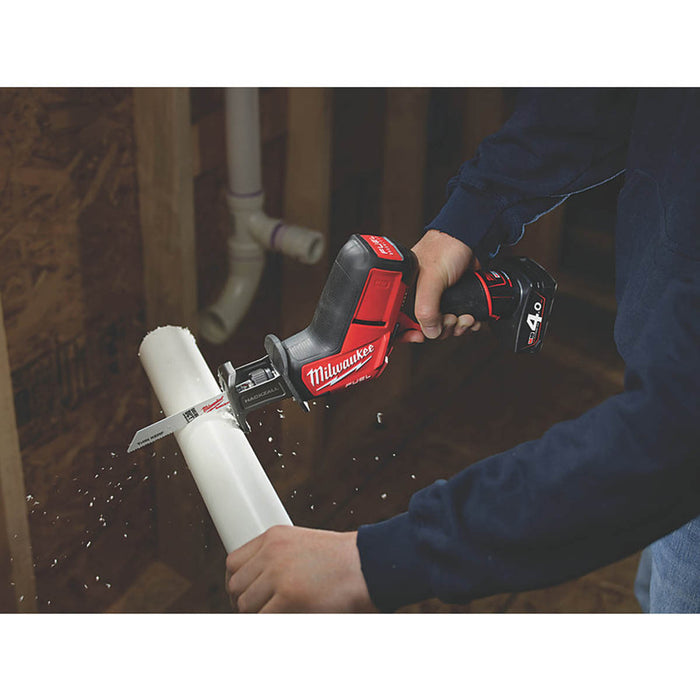 Milwaukee Reciprocating Saw Cordless 12V Li-Ion M12CHZ0FUEL Compact Body Only - Image 5