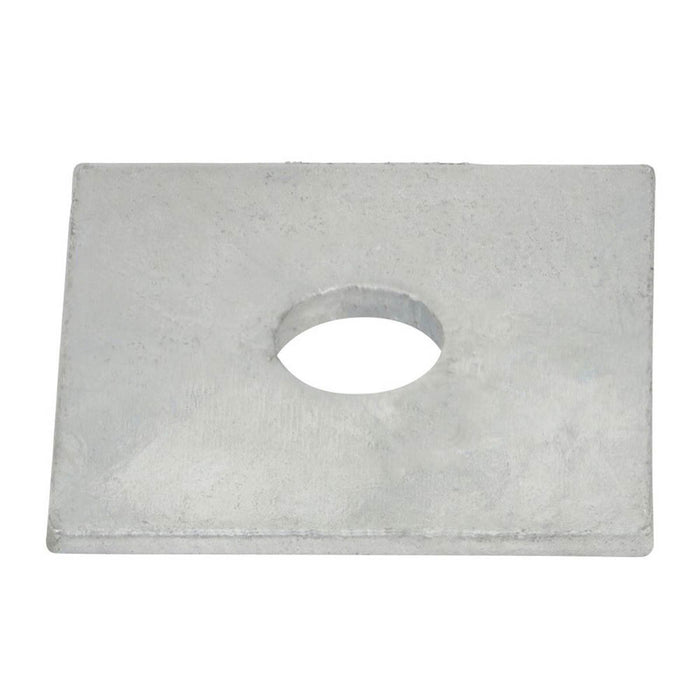 Timco Square Plate Washers Carbon Steel Galvanised Heavy Duty M12x3mm 100 Pack - Image 2