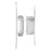 Monitor Wall Mount Bracket Up to 32" Steel Swivel And Tilt White Slim Profile - Image 2