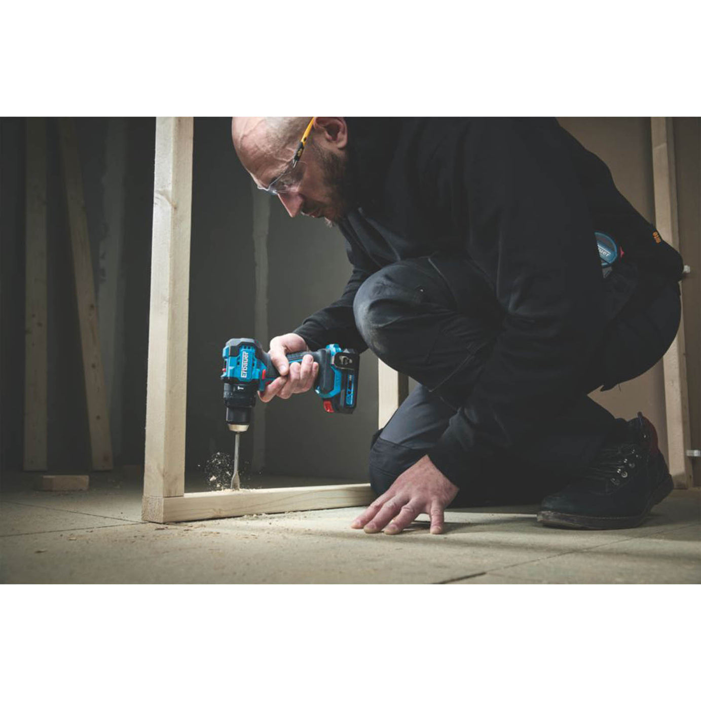 Erbauer Cordless Combi Drill ERI1092COM 18V 1 x 4.0Ah Li-Ion EXT Brushless - Image 6