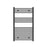 Towel Radiator Rail Black Steel Flat Bathroom Ladder Warmer 516W H1000xW600mm - Image 2