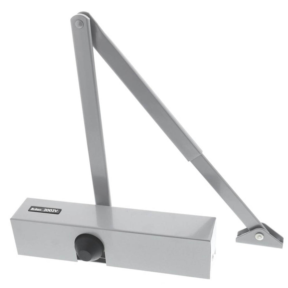 Briton 2003V Overhead Door Closer Silver - Image 1