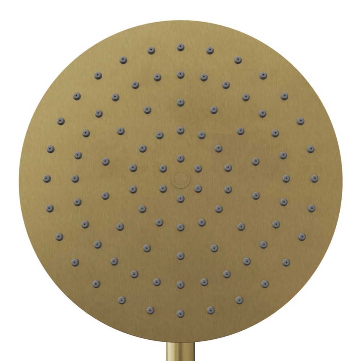 Swirl Multi Head Shower Concealed Rear Fed Satin Brass Single Spray Pattern - Image 5