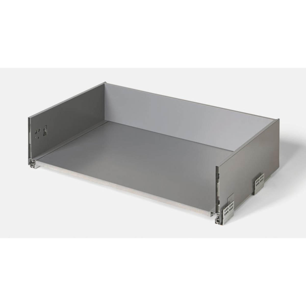Essentials Kitchen Drawer Box Deep Matt Grey Soft Close Slimline Sides 800mm - Image 1
