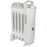 Oil Filled Radiator Electric Portable Compact Freestanding White Plug-In 500W - Image 2