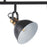 Ceiling Spotlight Bar 4 Way Adjustable Dimmable Industrial Modern Matt Black 40W - Image 2