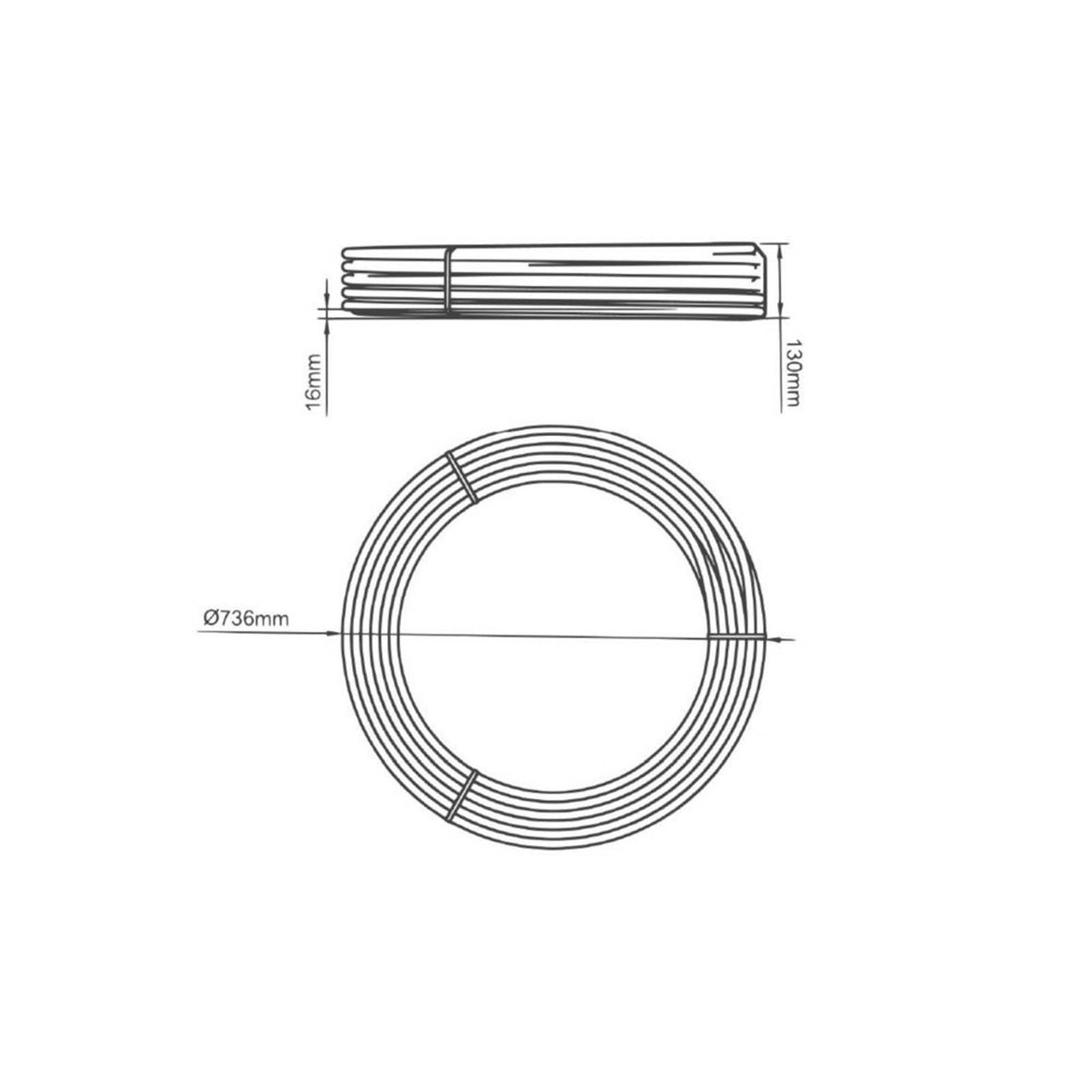 Warmup  Compression/Press-Fit/Push-Fit PE-RT Pipe 16mm x 80m - Image 6
