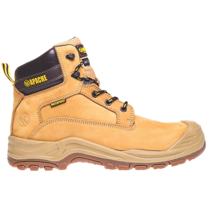 Apache Safety Boots ATS Arizona Honey Leather Waterproof Metal Free Cap Size 13 - Image 2