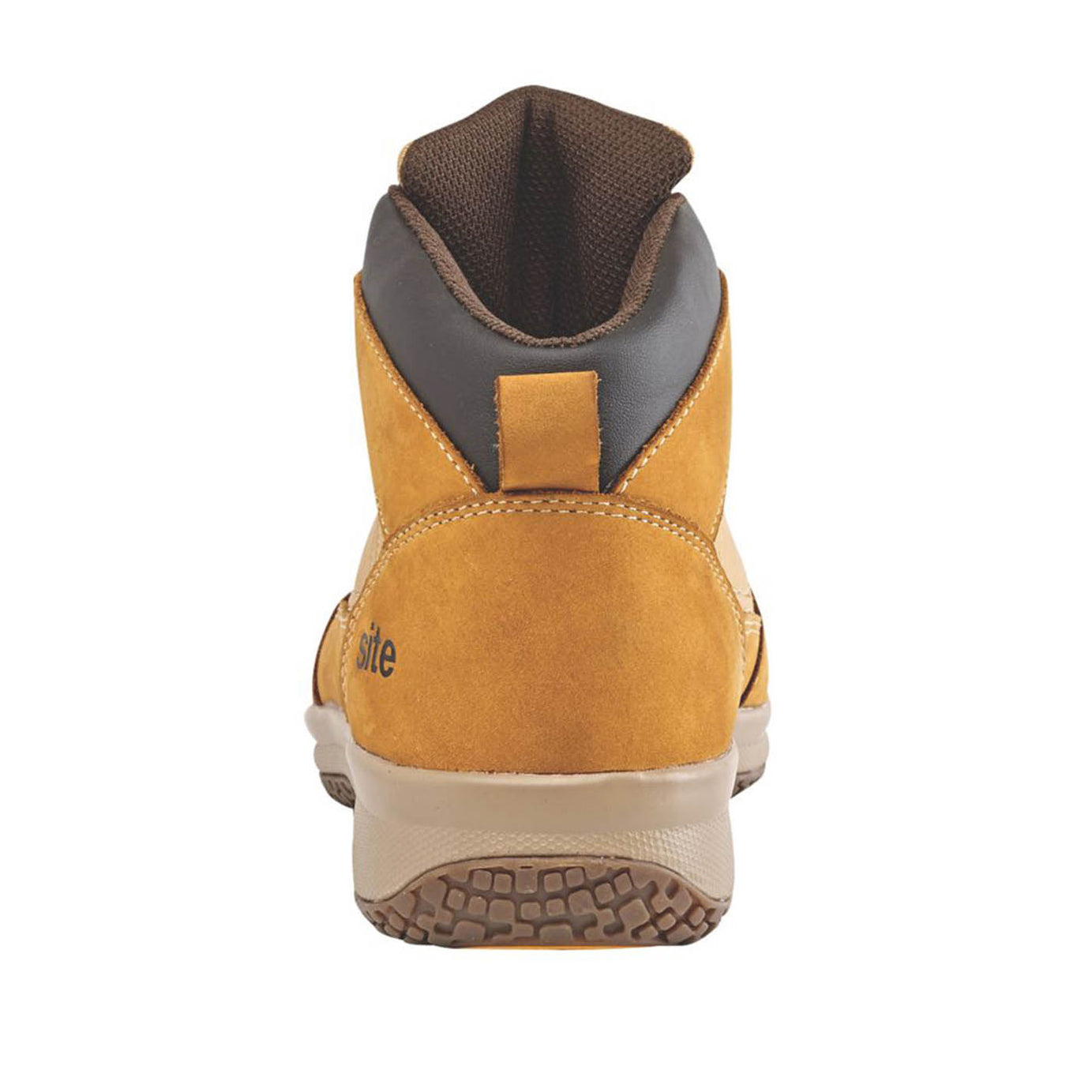 Site Safety Trainer Boots Wheat Wide Fit Steel Toe Cap Lightweight Size 8 - Image 5