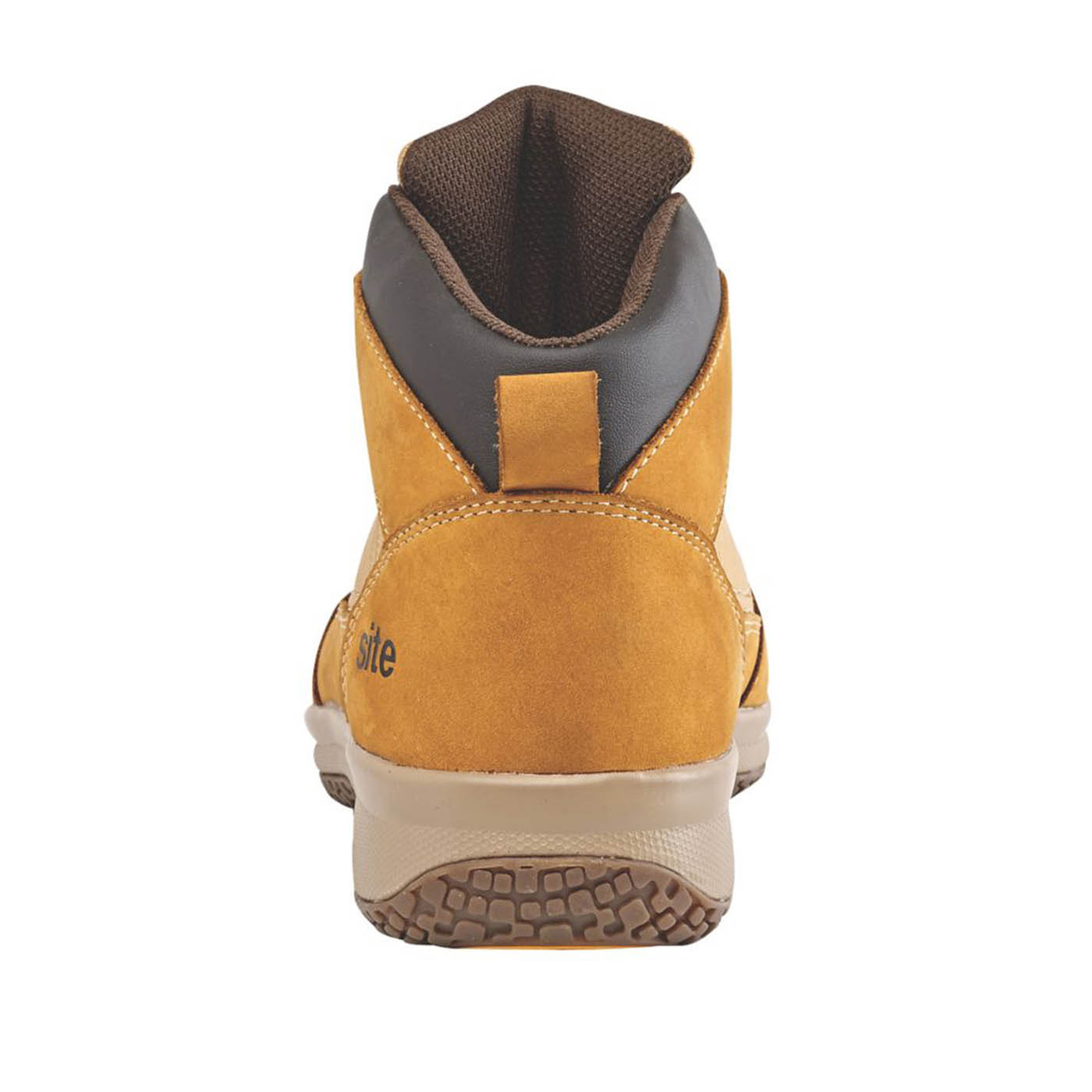 Site Safety Trainer Boots Wheat Wide Fit Steel Toe Cap Lightweight Size 8 - Image 5