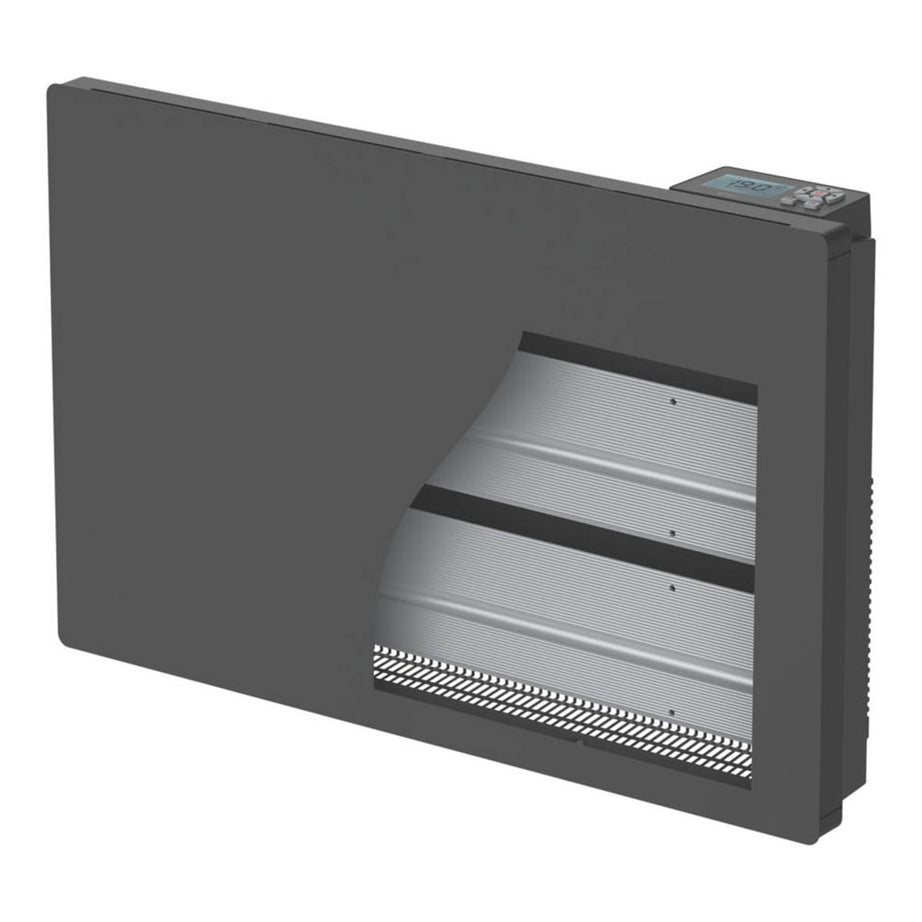 Blyss Radiant Panel Heater Electric Wall-Mounted Grey 450 x 690mm 5115BTU 1500W - Image 4