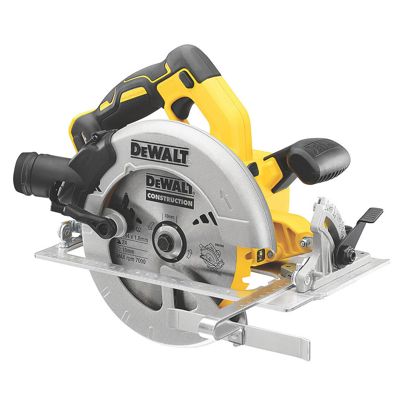 DeWalt Cordless Circular Saw Brushless DCS570N-XJ 184mm 18V Li-lon Bare Unit - Image 3