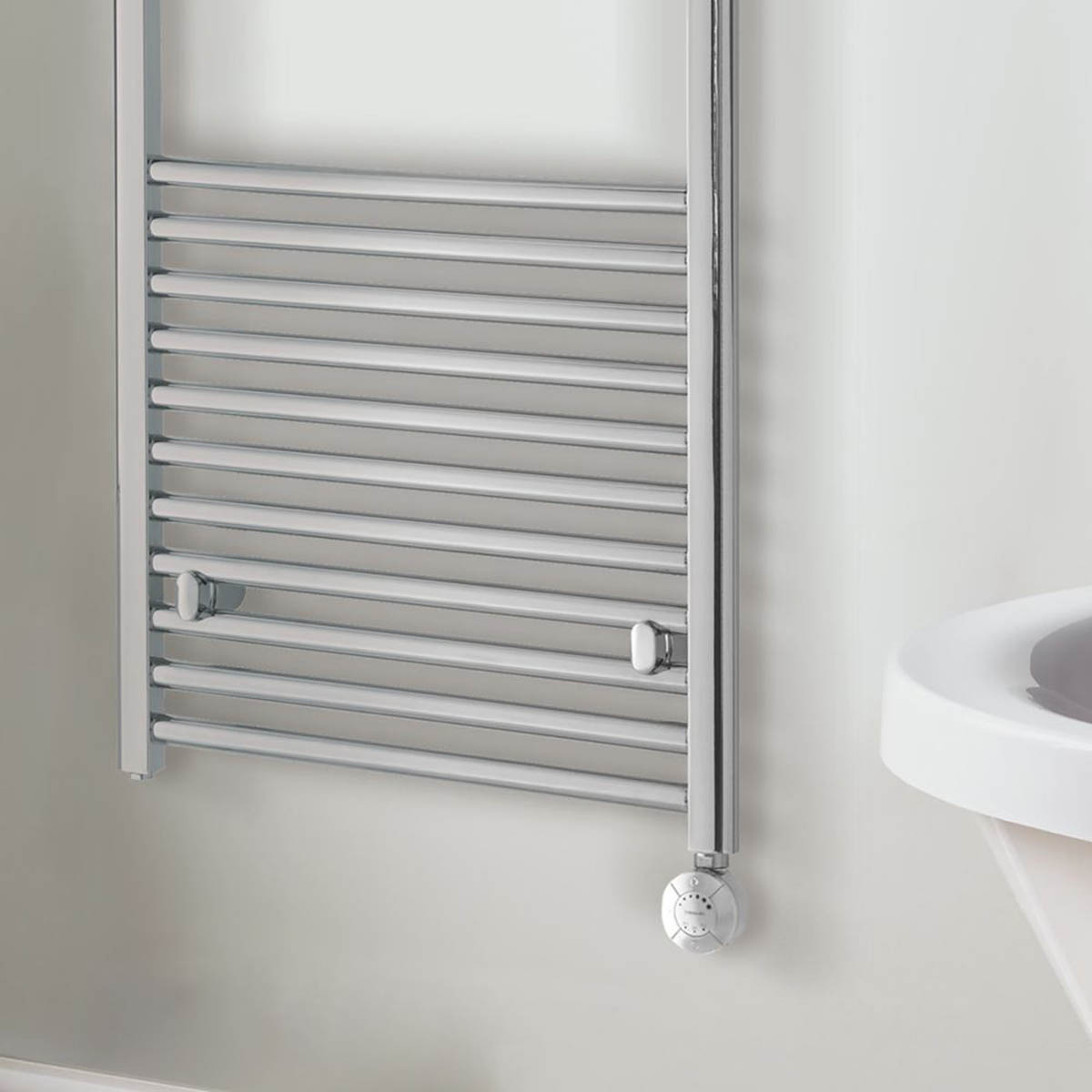 Towelrads Heating Element For Towel Radiator Smart Thermostatic 600W Chrome - Image 2