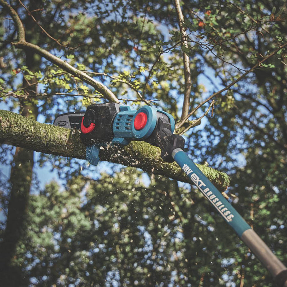 Erbauer Pole Saw ERI1020PLS Cordless 20cm Long Reach 18V 1x3.0/6.0Ah Li-Ion EXT - Image 4