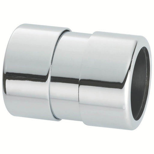 McAlpine Compression Straight Connector Chrome Plated Brass 42x42mm Durable - Image 1