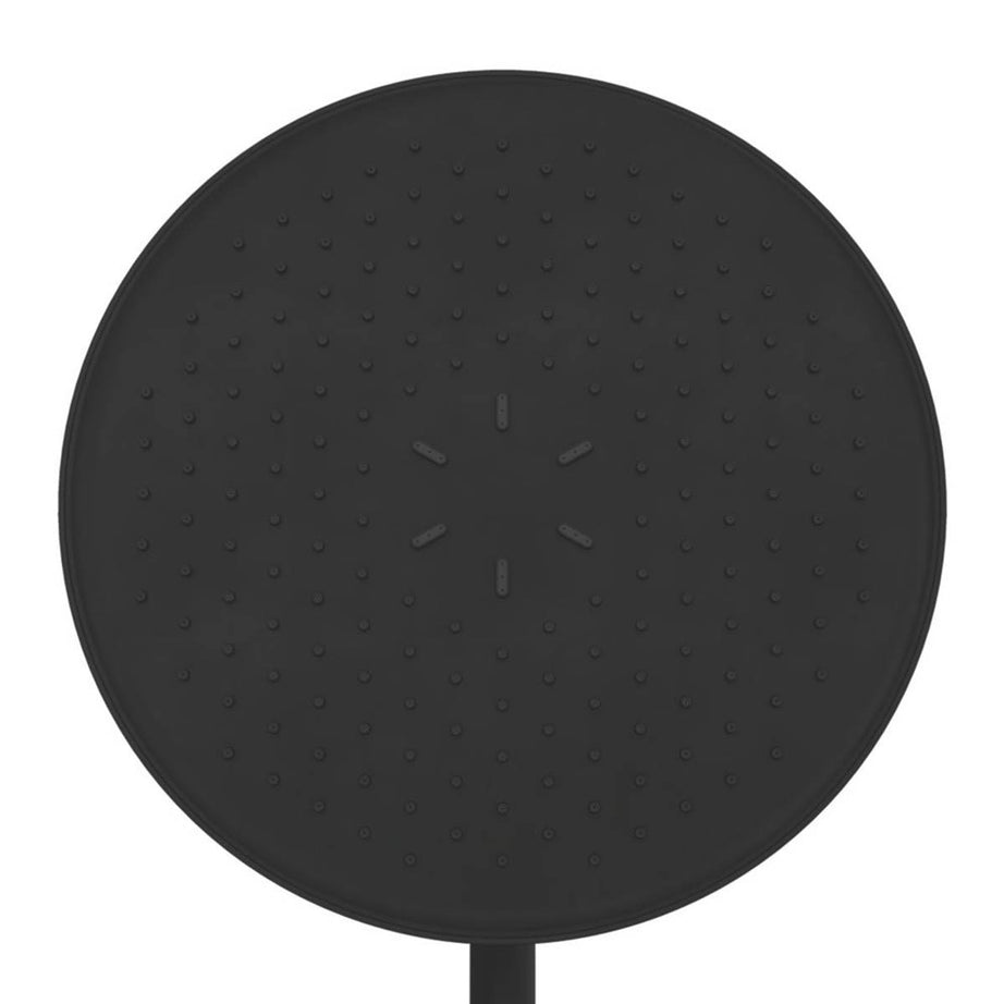 Swirl Mixer Shower Thermostatic Gallen Rear-Fed Exposed Matt Black Multi-Head - Image 6