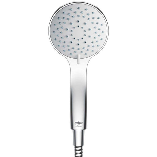 Mira Shower Head Chrome 5 Spray Patterns Handset Round Bathroom Contemporary - Image 1