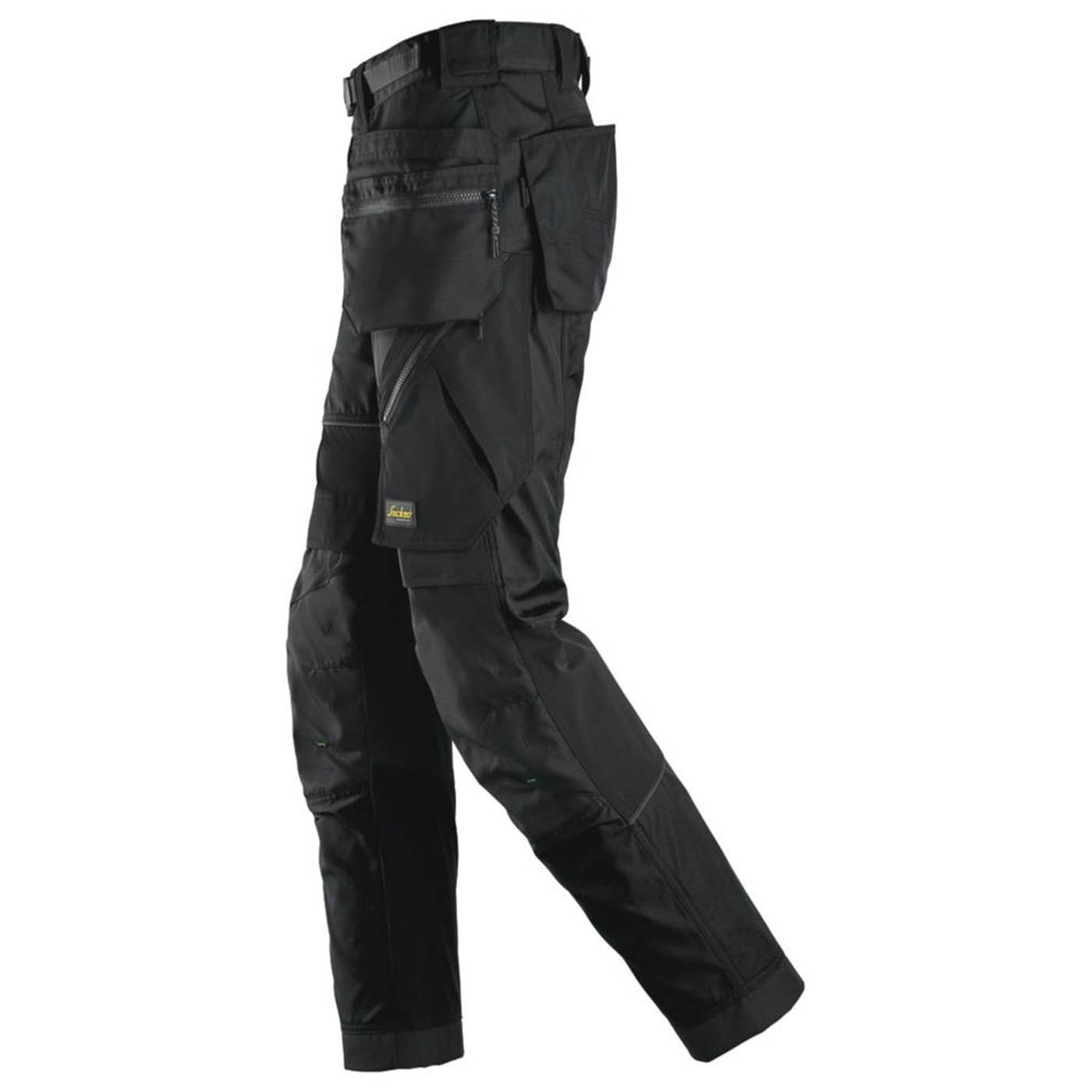 Snickers Work Trousers Mens Regular Fit Black Stretch Multi Pocket Cargo 39W 30L - Image 6