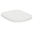 Toilet Seat With Cover Soft-Close Duraplast White Top Fix Modern Durable - Image 1