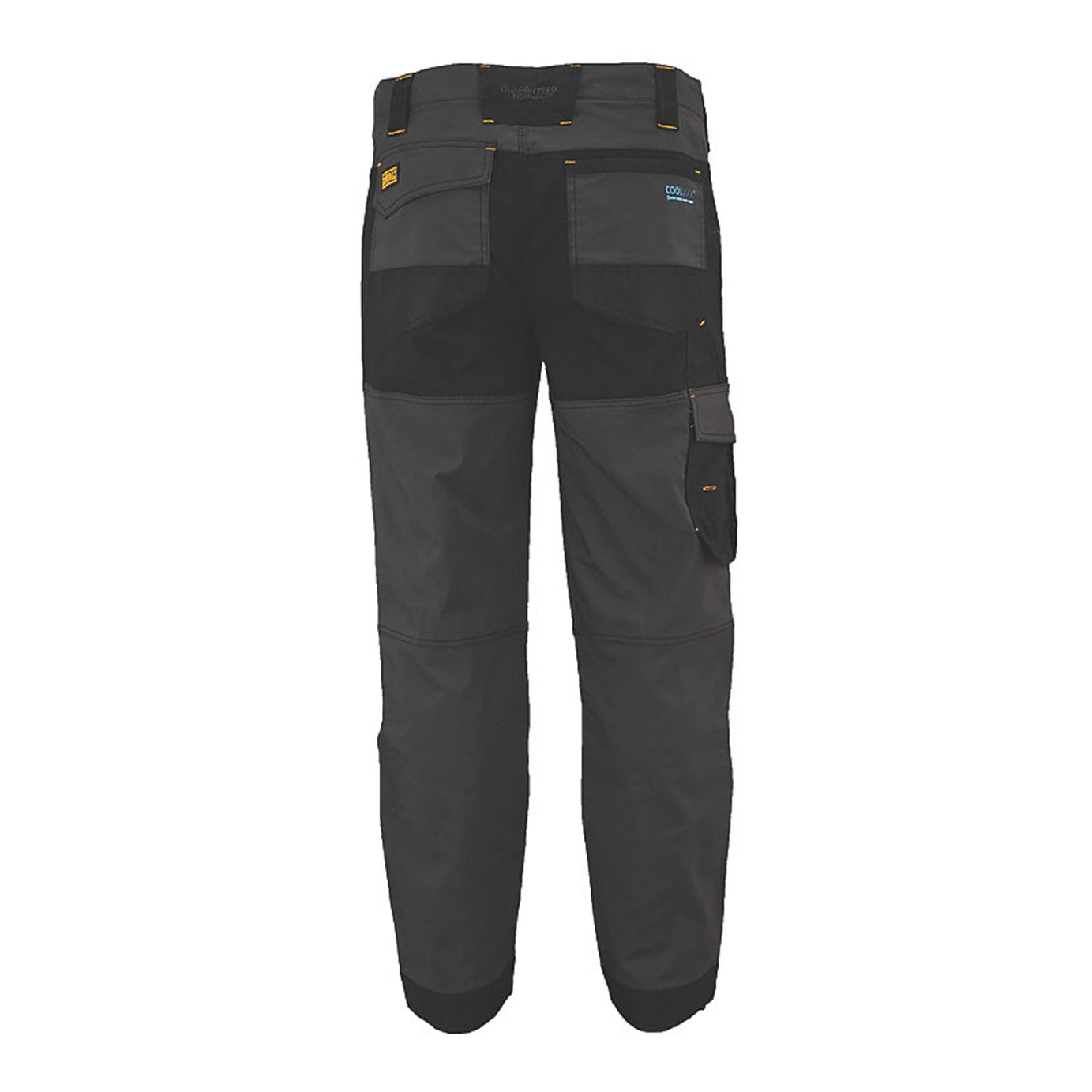 DeWalt Work Trousers Mens Slim Fit Black Grey Breathable Multi Pockets 42"W 31"L - Image 4