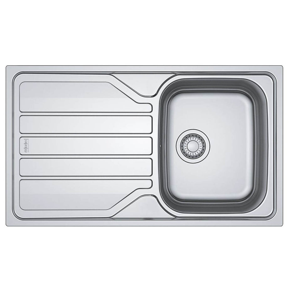 Franke Kitchen Sink Inset Reversible Flash 1 Bowl Stainless Steel 860mm x 500mm - Image 1