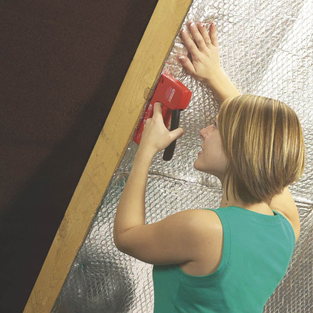 YBS Double Reflective Foil Insulation Aluminium Bubble Walls Roofs 25x1.5m - Image 4