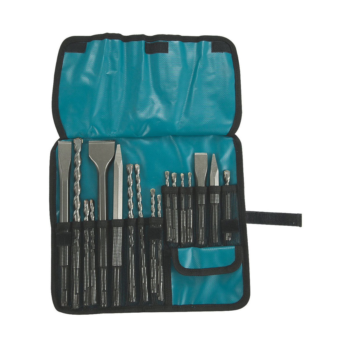 Makita Drill Bit And Chisel Set D-53073 For Concrete Masonry Pack Of 17 - Image 1