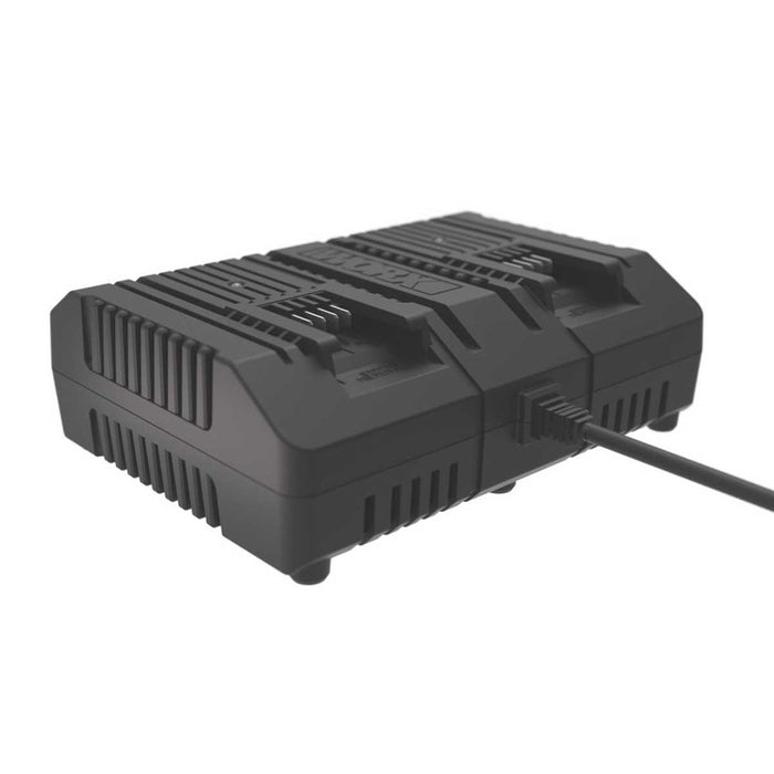 Worx Battery Charger Dual Port WA3883 20V Li-Ion 4A Compact Lightweight - Image 2
