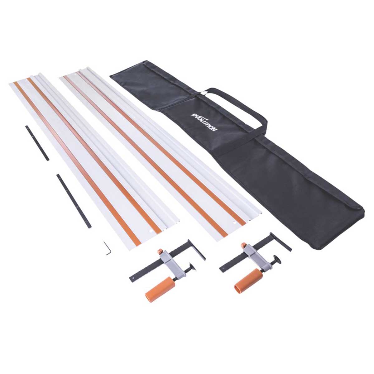 Evolution Circular Saw Guide Rail Track ST2800 Heavy Duty Aluminium 2x1400mm - Image 1