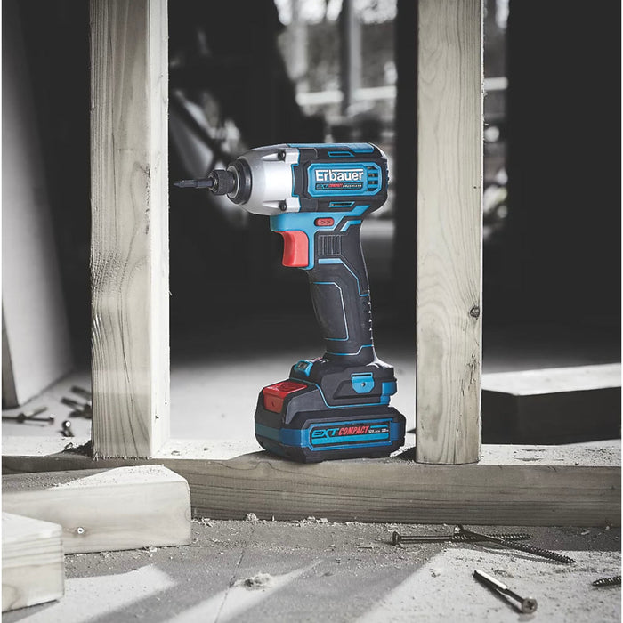 Erbauer Impact Driver Cordless 12V Li-Ion EID12-Li-2 Brushless Compact Body Only - Image 3