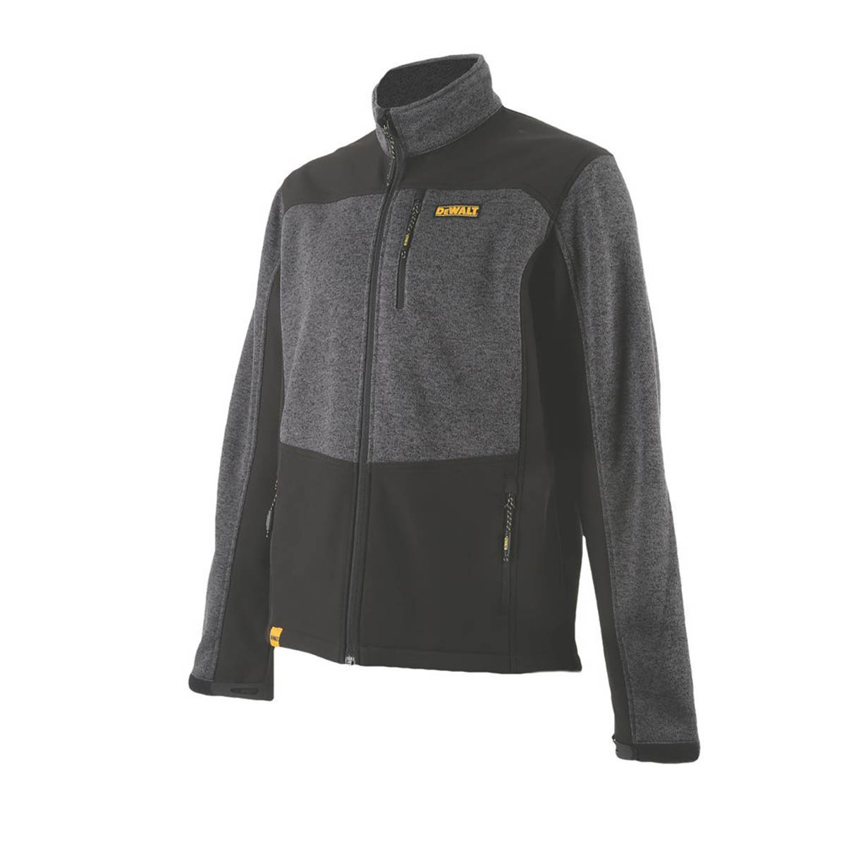 DeWalt Work Fleeces Jacket Mens Grey Black Breathable Zip Up Medium 43" Chest - Image 3