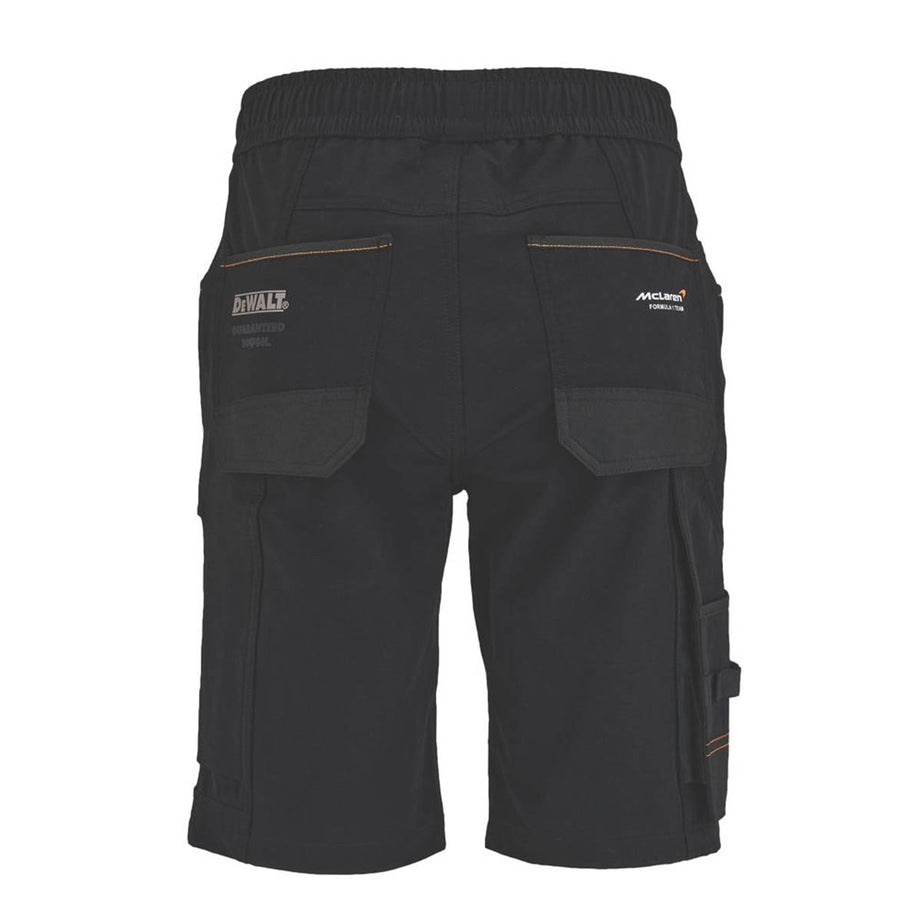 DeWalt Mens Work Shorts McLaren F1 Team Lightweight Jogger Black 34-42" W - Image 3