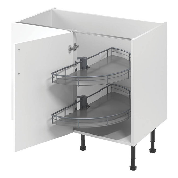 Essentials Grey  Half Moon Carousel Storage System 1000mm - Image 3