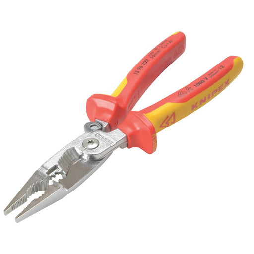 Knipex 5-in-1 Combination Pliers Long Nose Electrical Installation 8inches 200mm - Image 1