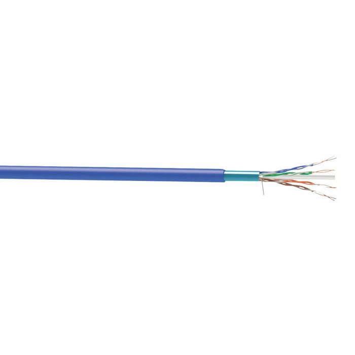 Time Ethernet Cable 8 Core Round Drum Grey PVC Sheathed Colour Coded Cores 50 m - Image 1