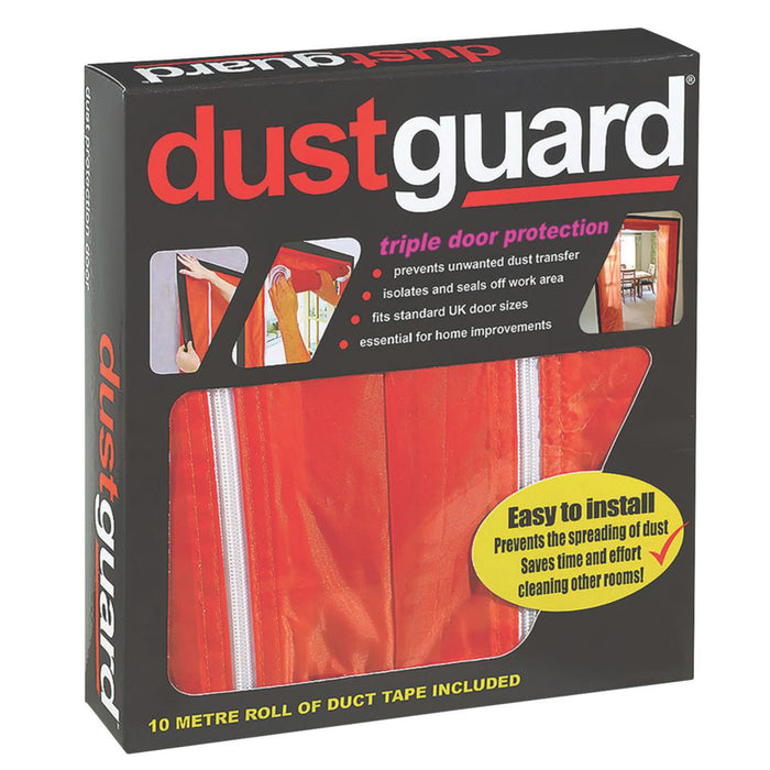 Dust Barrier Door Protection Zip Fastening Reusable Washable Isolation 2.15x2.5m - Image 1