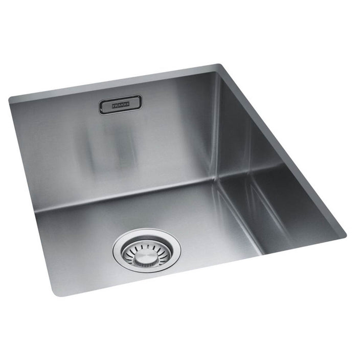 Kitchen Sink Undermount 1 Bowl Brushed Stainless Steel Rectangular Modern Waste - Image 2