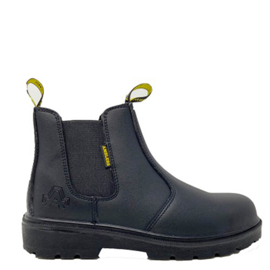 Amblers Safety Dealer Boot Mens Standard Fit Black Lightweight Steel Toe Size 3 - Image 1