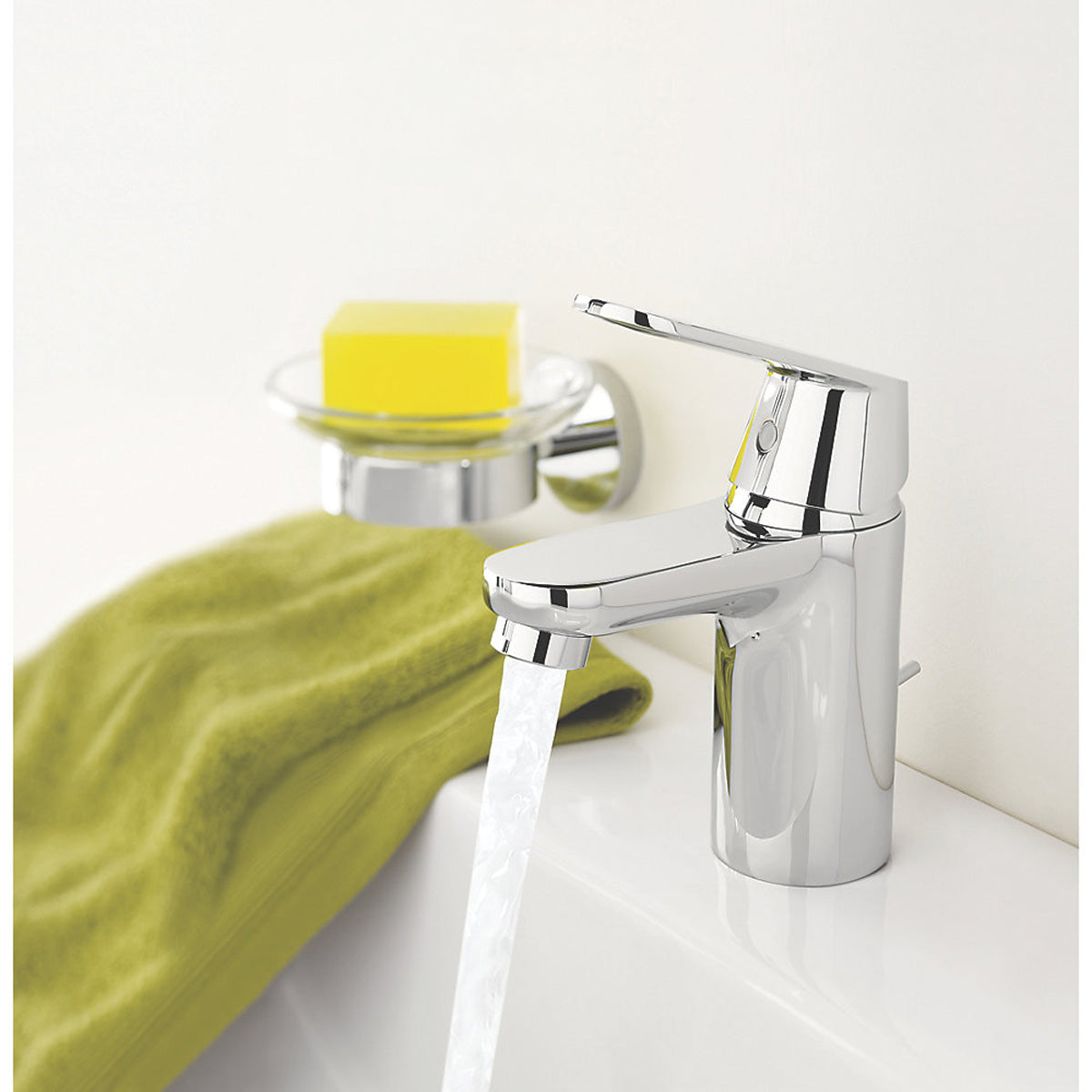 Grohe Basin Mono Mixer Get With pop-up Waste Chrome Silver 50x139x90mm - Image 2