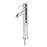 Swirl Basin Mono Mixer Tap Chrome Single Lever Tall Contemporary Brass Bathroom - Image 1