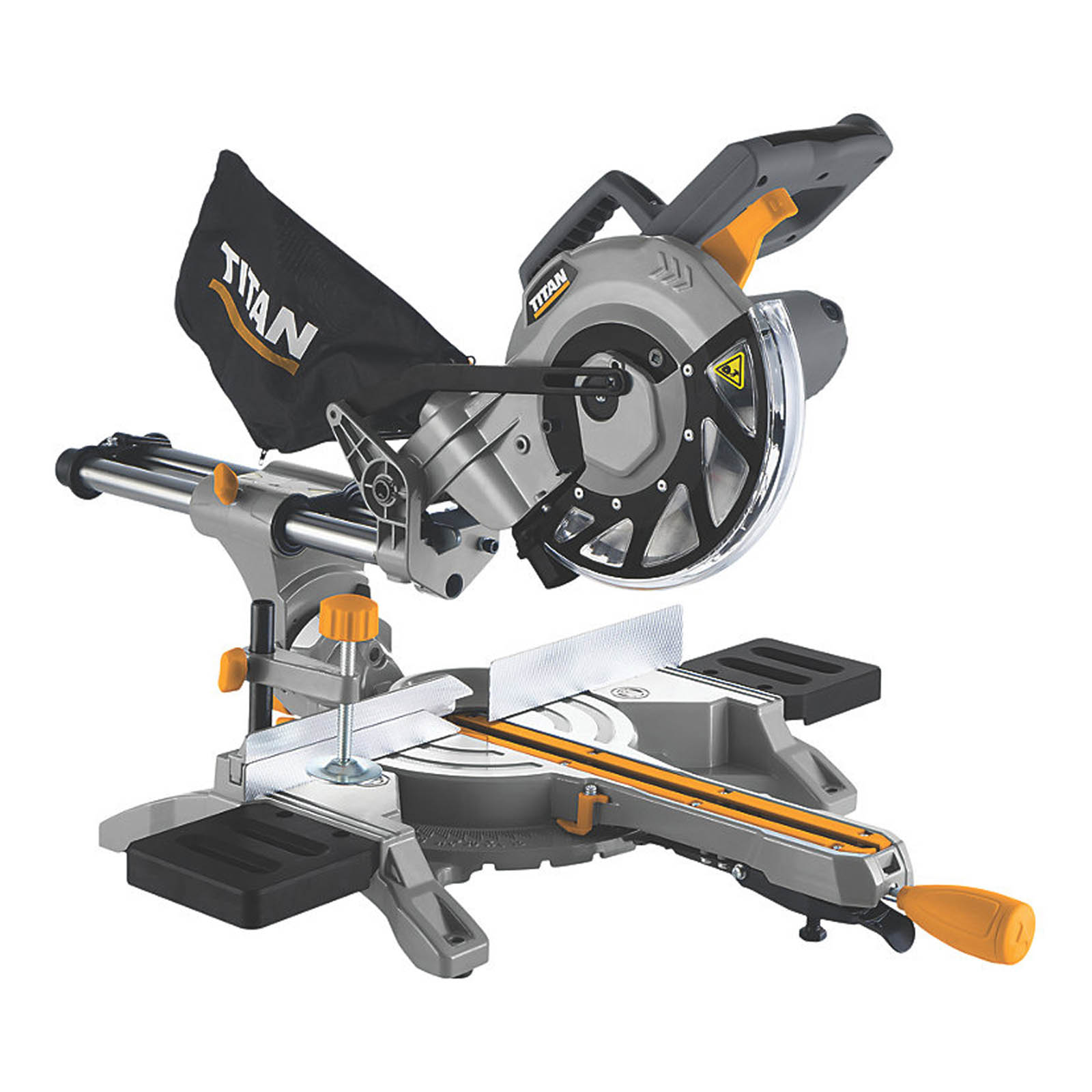 Titan Mitre Saw Electric TTB1363MSW 210mm Single-Bevel Sliding Heavy Duty 1500W - Image 1
