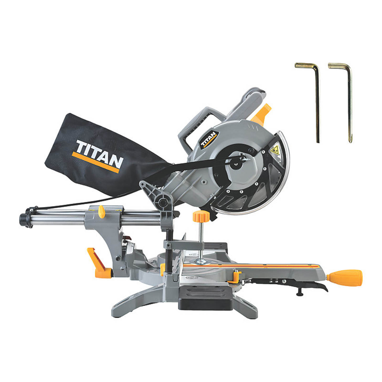 Titan Sliding Mitre Saw Single-Bevel TTB1363MSW 210mm Electric 220-240V - Image 2