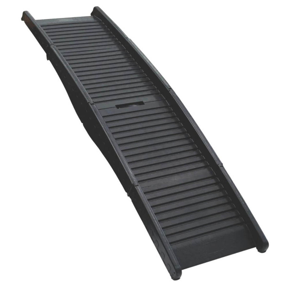 Hilka Pro-Craft Pet Ramp Plastic Black Anti Slip Foldable 1.52m x 405mm x 125mm - Image 1